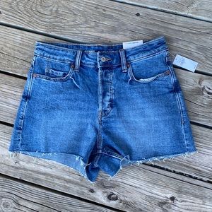Old Navy Sky-Hi A-line jean shorts